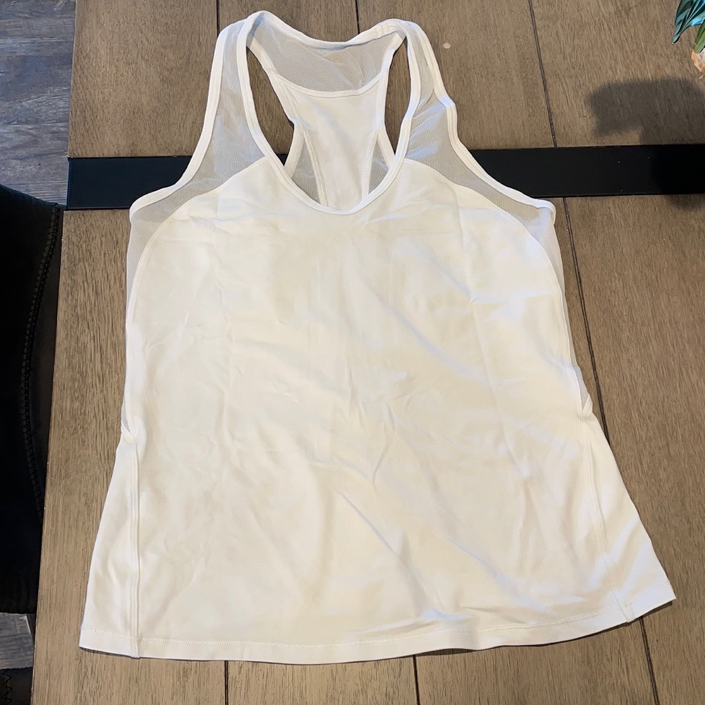 White Lululemon Tank Top Size 4